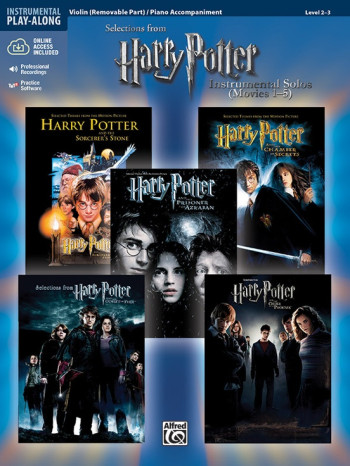 Selections From Harry Potter: Violin And Piano  Book & Audio