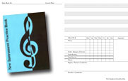 Practice Book: New Instrument Practice Book: 34 Lessons (Blue Cover)