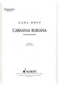 Carmina Burana: Vocal: Chorus Part Male