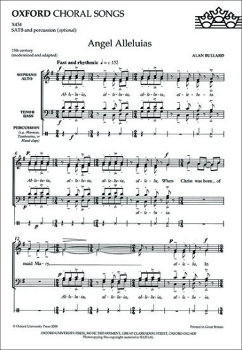 Angel Alleluias: Vocal SATB (OUP)