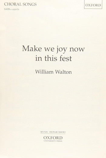 Make We Joy Now In This Fest-Vocal-Satb