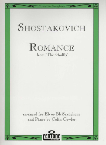Romance From The Gadfly: Eb Or Bb Sax & Piano (Fentone)