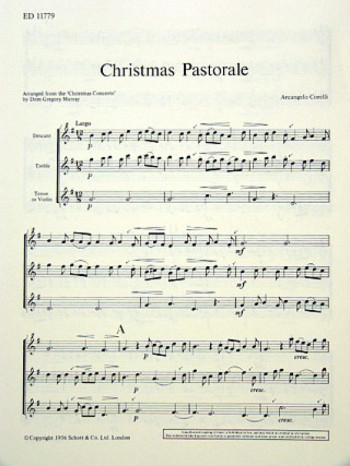 Christmas Pastorale: Recorders: Descant Treble and Tenor