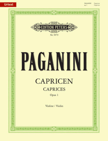 24 Caprices Op.1 Violin Solo (Peters)