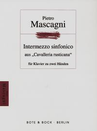 Intermezzo From Cavalleria Rusticana: Piano (Bote & Bock)