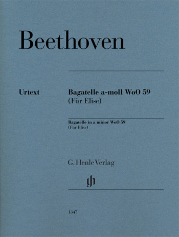 Fur Elise A Minor: Piano  (Henle HN1347)