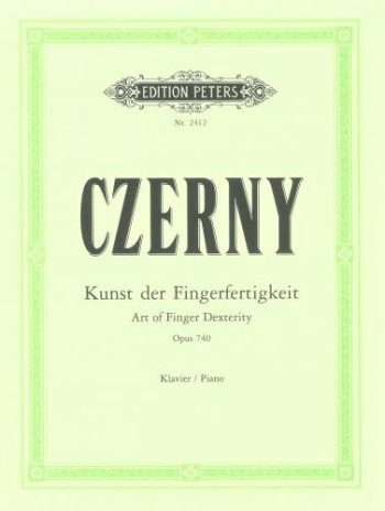 Art Of Finger Dexterity Op.740 Piano Studies (Peters)