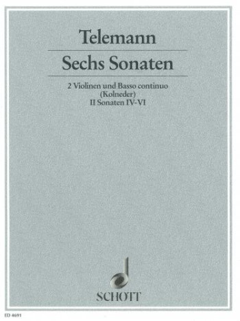 Sonatas 6: Vol 2: 2 Violins And Piano