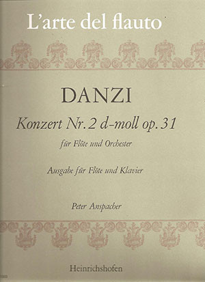 Concerto No.2 D Minor Op.31: Flute & Piano (Heinrichshofen)