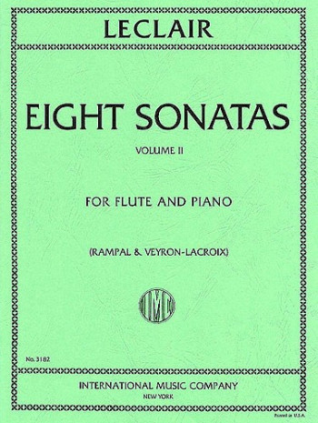 8 Sonatas Vol.2: Flute & Piano (International)
