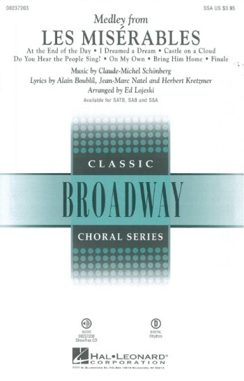 Les Miserables Medley: Vocal SSA