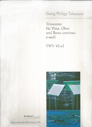 Trio Sonata E Minor: Flute (Breitkopf)