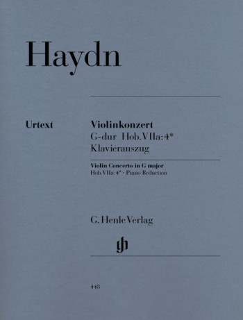 Concerto No.2: G Hob VIIa 4*: Violin & Piano (Henle)