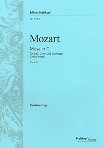 Missa In C: Kv257: Vocal (Breitkopf)