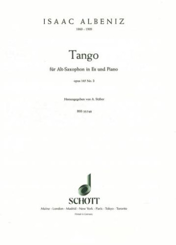 Tango Op1.65/2: Alto Saxophone