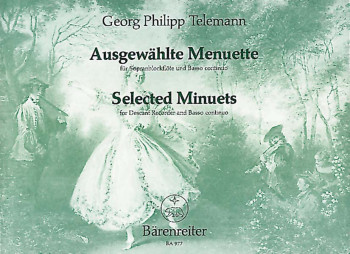 Selected Minuets: Descant Recorder and Piano (Barenreiter)