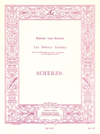 Scherzo: Op12: Cello & Piano  (Leduc)