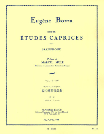 12 Etudes Caprice Pour Saxophone: Alto Saxophone: Studies