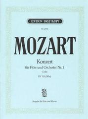 Concerto No.1 G Major K313: Flute & Piano (Breitkopf)