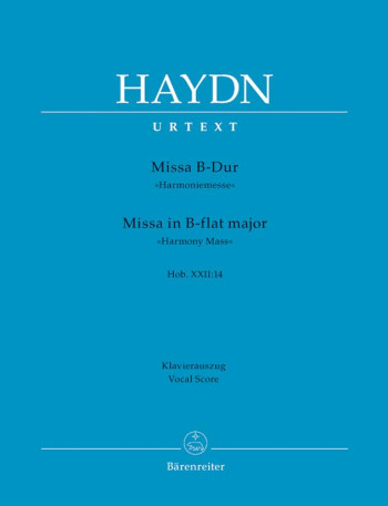 Harmony Mass: Vocal Score  (Barenreiter)