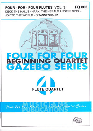 Four For Four Flutes: Vol.3 Christmas: Flute Quartet: Sc&pts (holcombe)