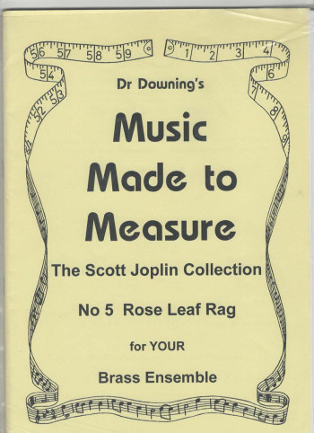 Music Made To Measure: No 5 Rose Leaf Rag: Brass: Ensemble