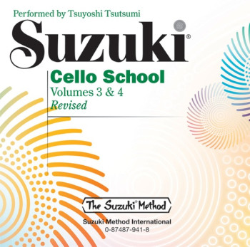 Suzuki Cello School Vol.3 & 4 CD Only (International Edition)