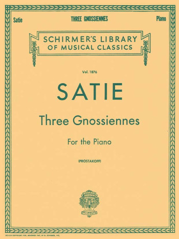 3 Gnossiennes: Piano (Schirmer)