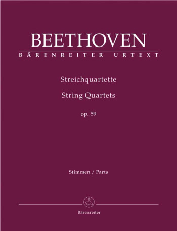 String Quartets Op59 No 1-3: Parts (Barenreiter)