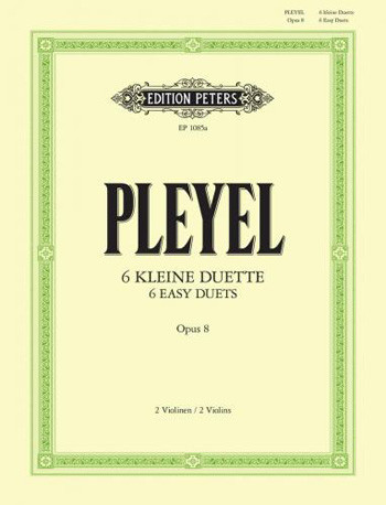Easy Duos: Op8: Violin: Duets: 2 Violins and Piano