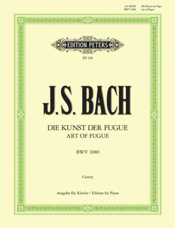 Art Of Fugue Bwv1080: Exercises: Piano (Peters)