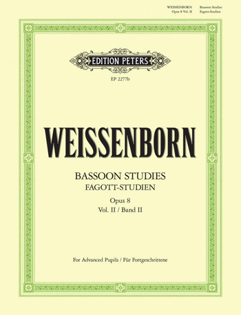 Bassoon Studies Vol.2 Op.8: Advanced (Peters)