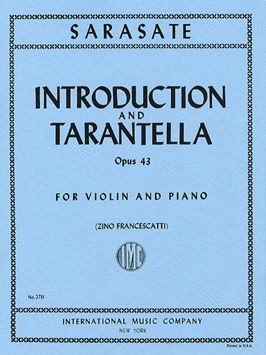 Introduction And Tarantelle: Violin And Piano