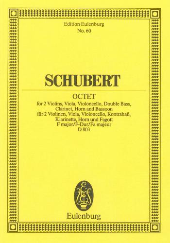 Octet F Major: Miniature Score (Eulenburg)