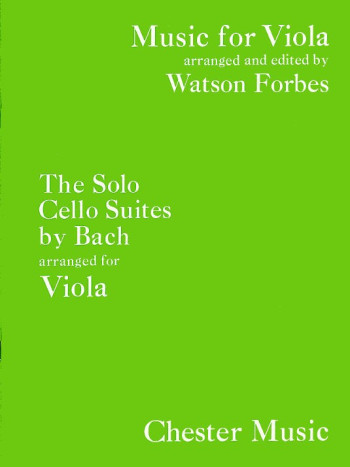 6 Suites For Solo Cello Arranged For Viola (Chester)