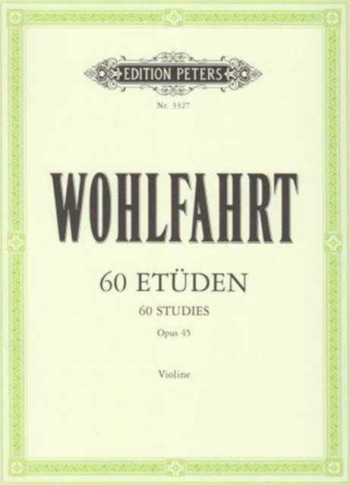 60 Studies Op.45: Violin (Peters)