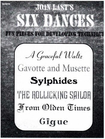 Six Dances Piano