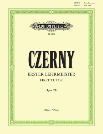 First Tutor Op.599 Piano Studies (Peters)