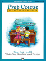 Alfred's  Basic Prep Course For the Young Beginner Theory Book: Level B