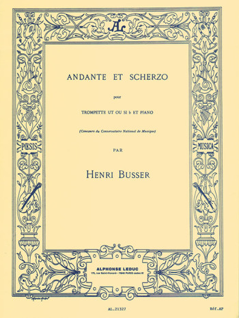 Andante & Scherzo: Trumpet & Piano (Leduc)