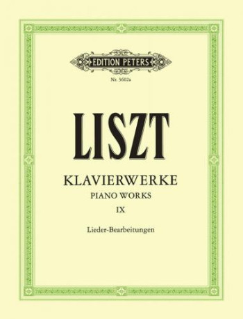 Piano Works Vol.9 (klavierwerke) Piano (Peters)