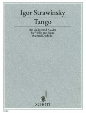 Tango: Violin And Piano (Schott)