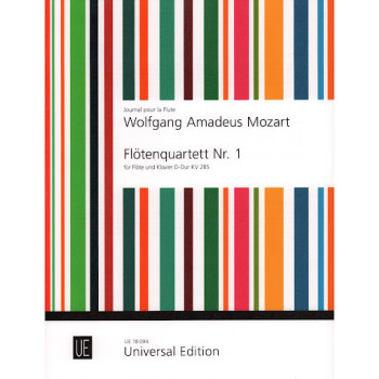 Flute Quartet No.1 D K285: Flute & Piano (Universal)