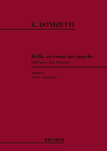 Bella Siccome Un Angelo: Baritone: Db Maj: Vocal: Solo Song