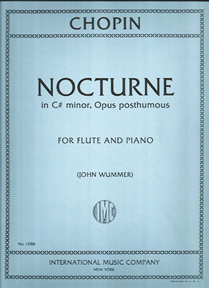 Nocturne C# Minor Posth: Flute & Piano (International)