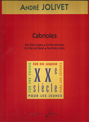 Cabrioles: For The Young: Flute & Piano (Billaudot)