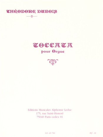 Toccata: Organ (Leduc)