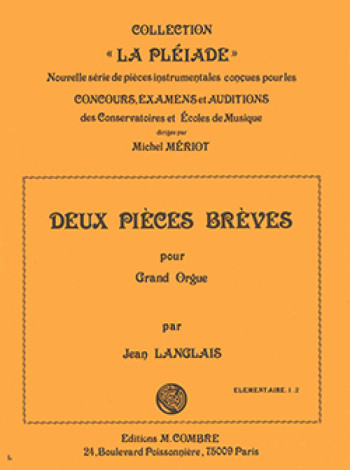 2 Pieces Breves: Organ
