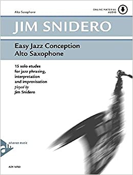 Easy Jazz Conception: Alto Sax Book & Audio (snidero) (Advance)