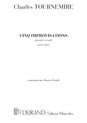 Cinq Improvisations: 1: Organ (Durand)